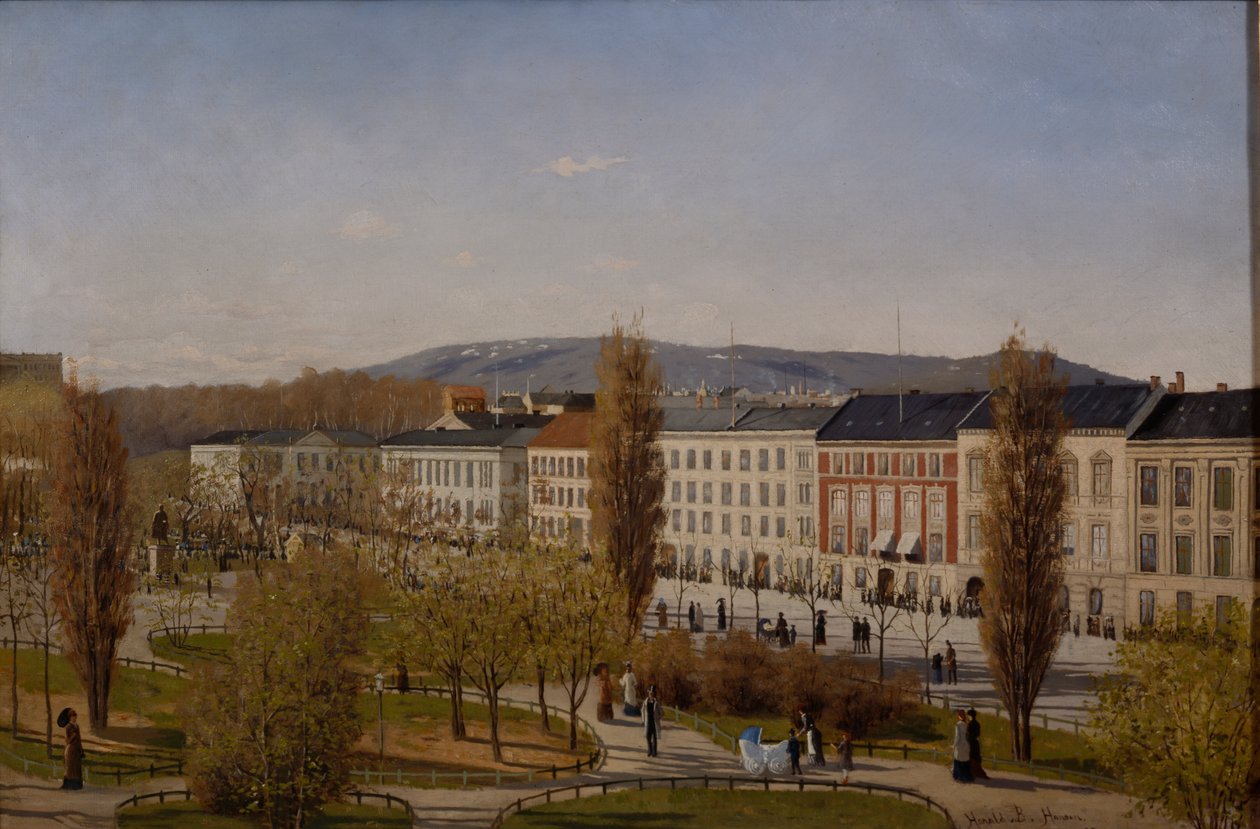 Karl Johans Street av Harald B. Hansen