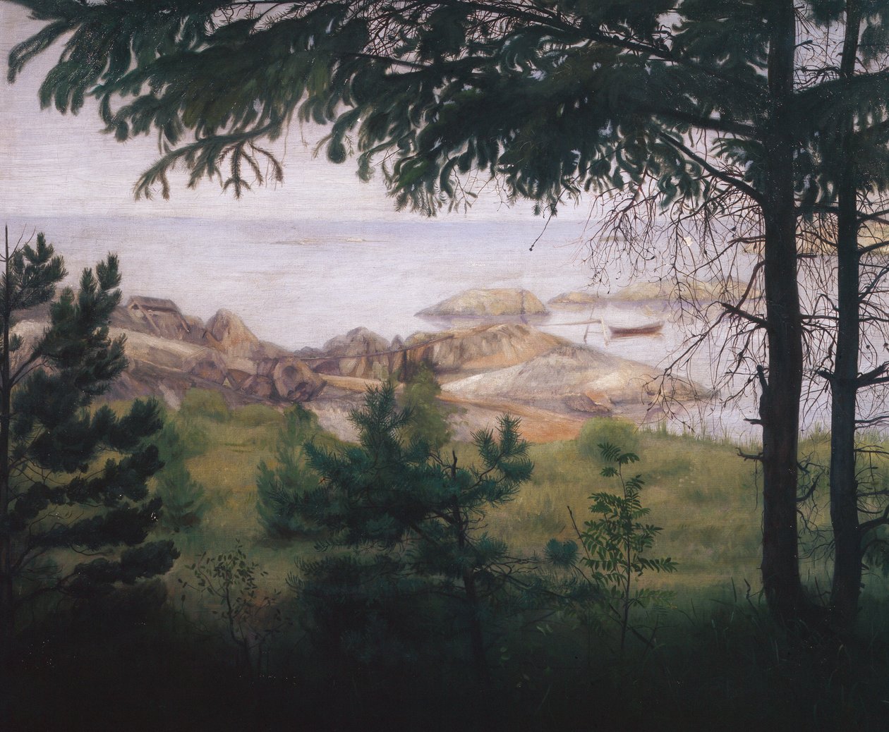 Vid havet av Harald Oscar Sohlberg