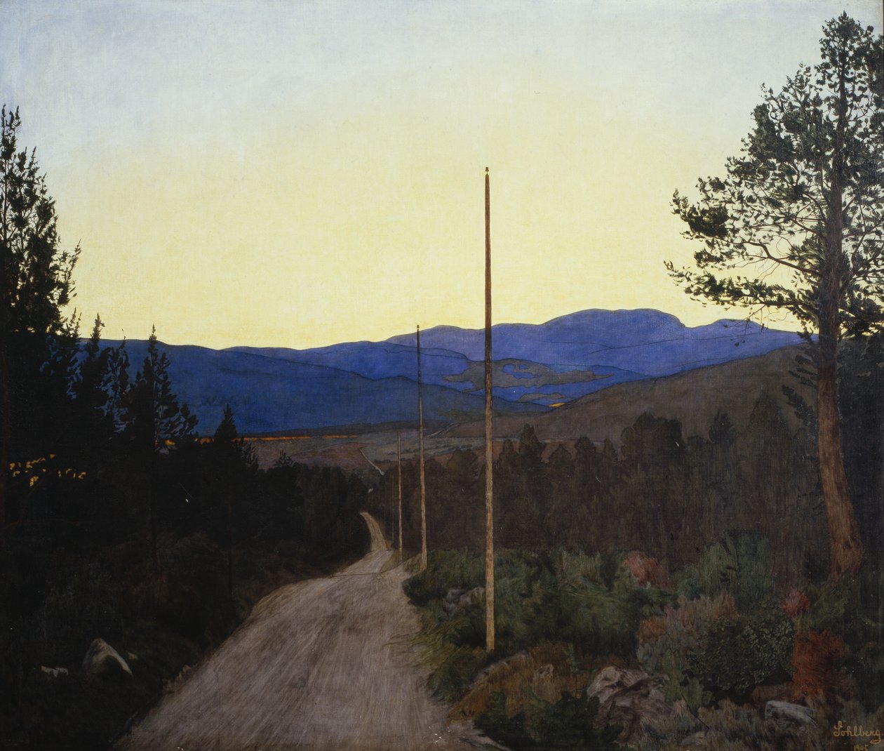 Landshuvud, Landsväg av Harald Oscar Sohlberg