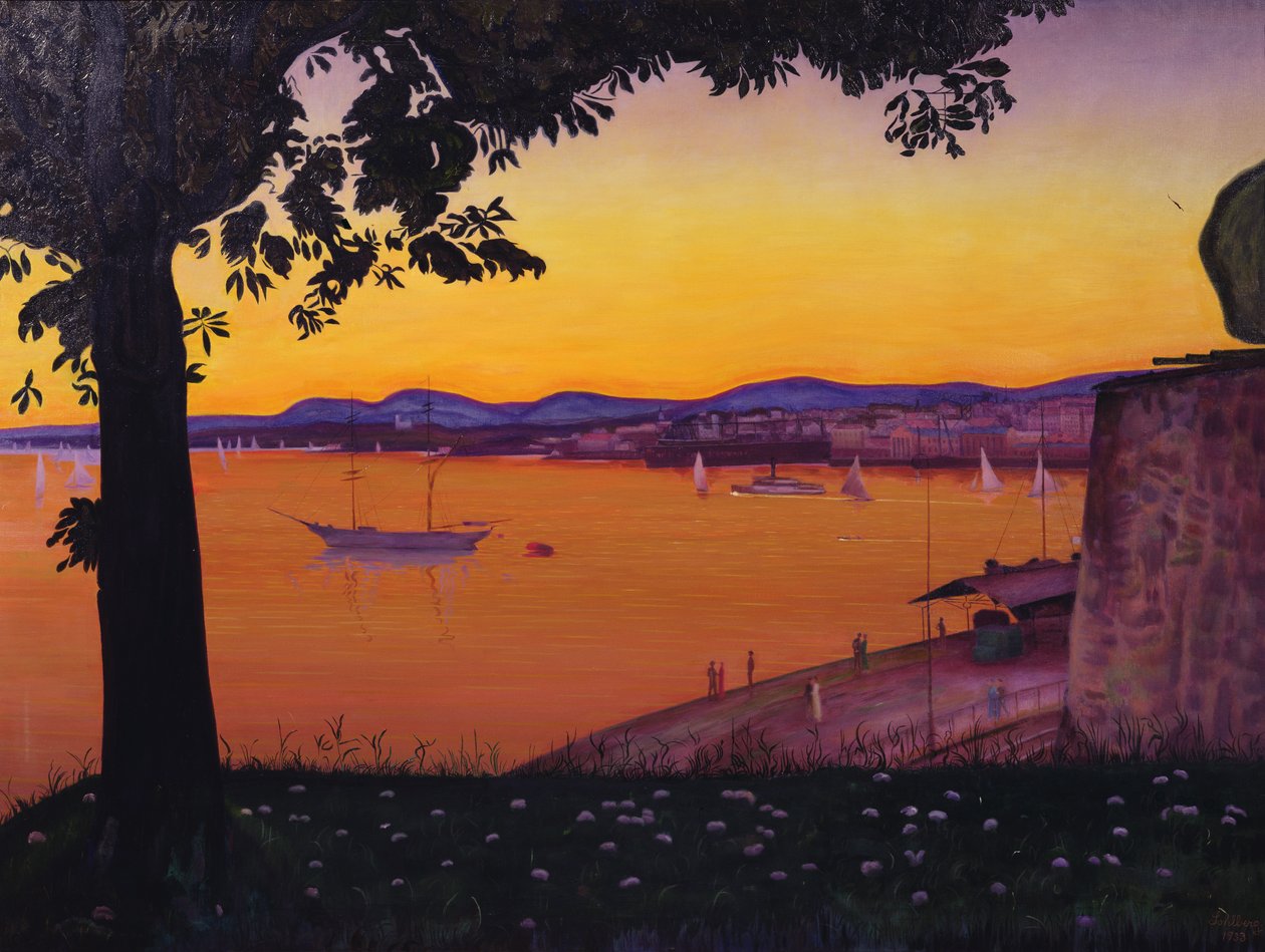 Från Akershus Fort (olja på duk) av Harald Oscar Sohlberg