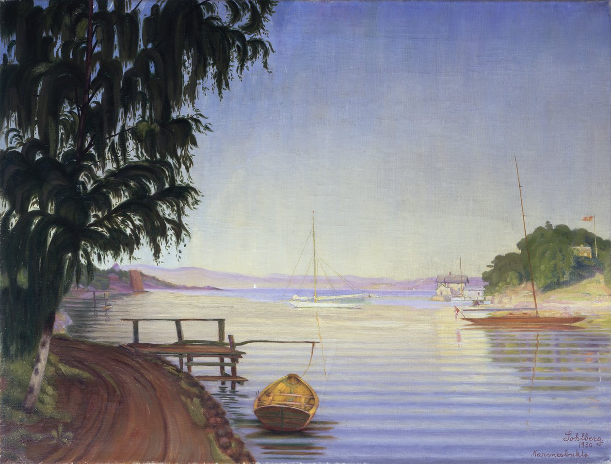 Från Nærsnesbukten av Harald Oscar Sohlberg