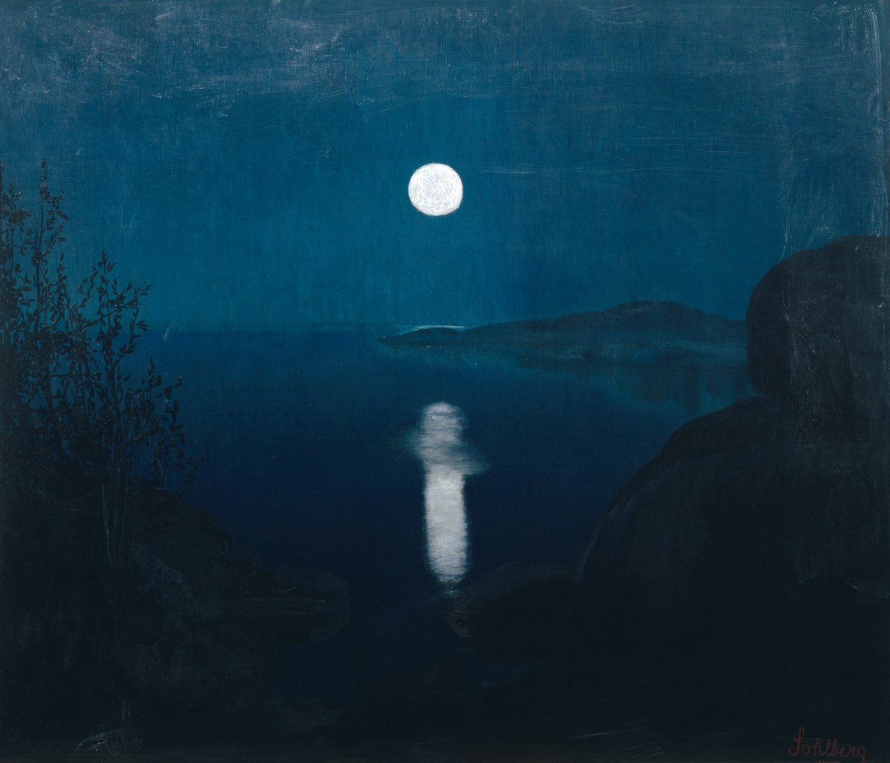 Månsken av Harald Oscar Sohlberg