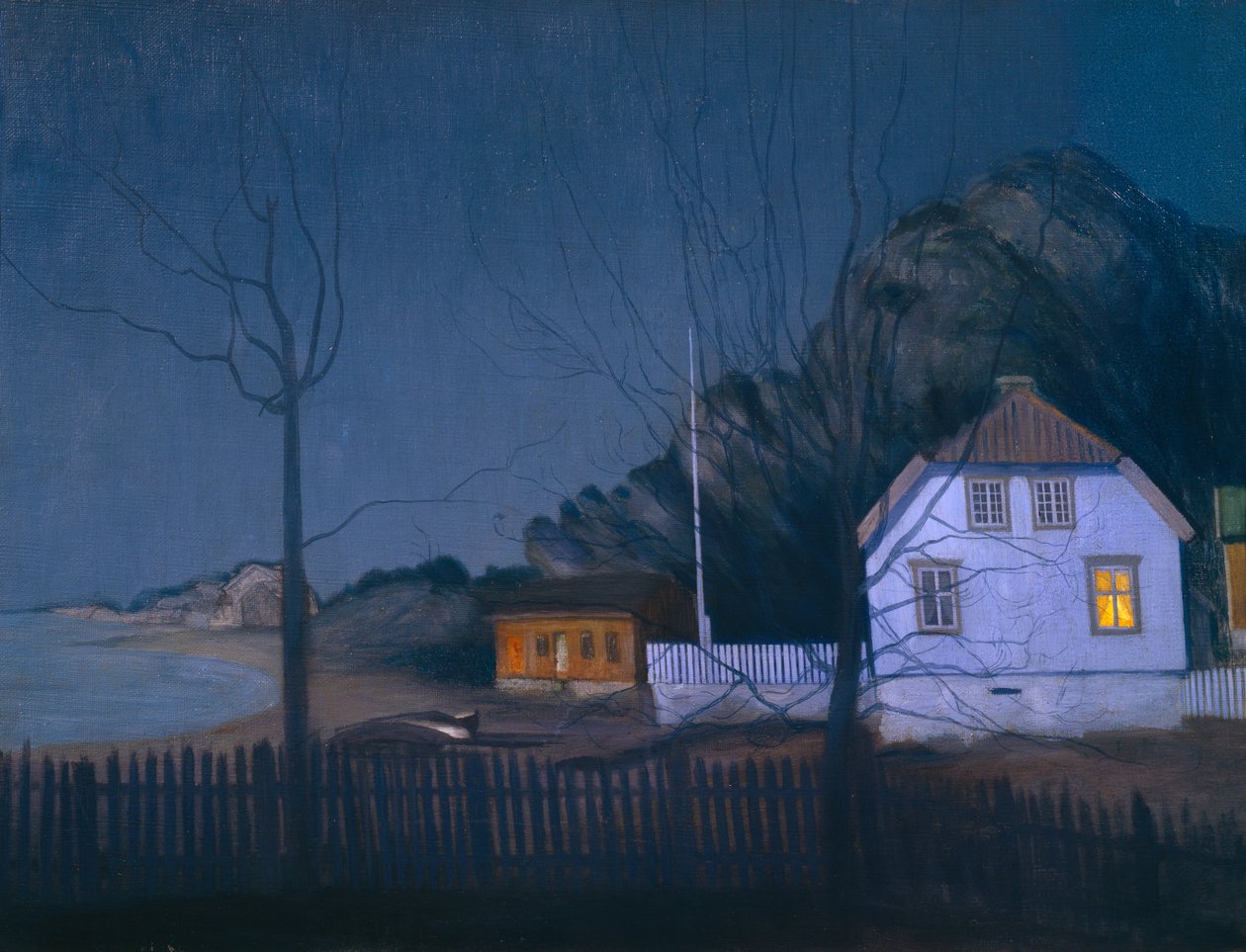 Herrgården och den lilla hållaren av Harald Oscar Sohlberg