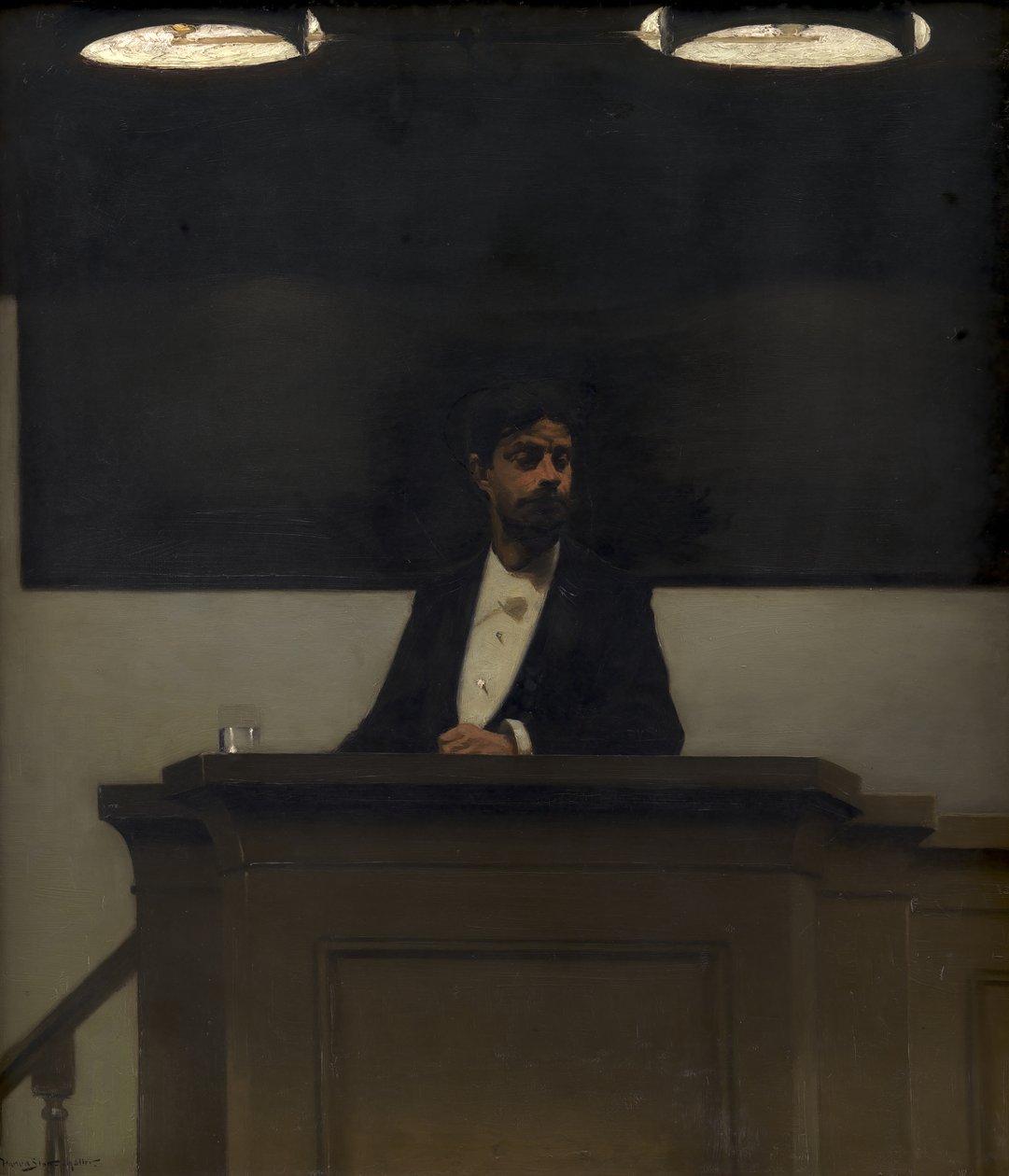 Georg Brandes vid Köpenhamns universitet av Harald Slott Møller
