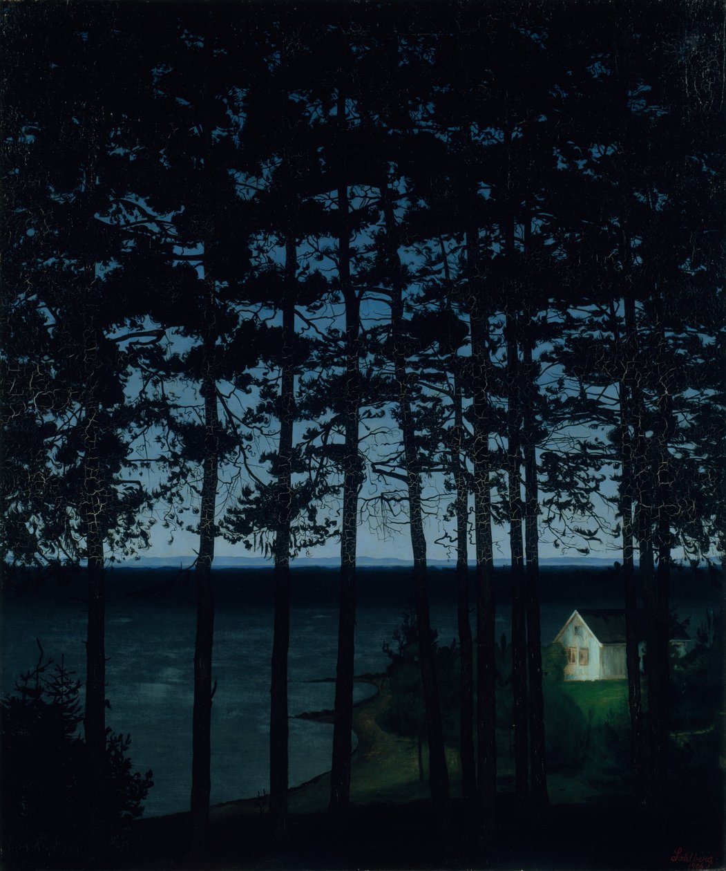 Fiskarstuga, 1906. av Harald Sohlberg