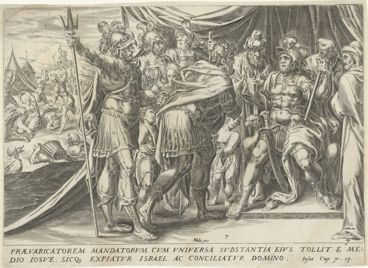 Akan för Josua The History of Joshua (serietitel) av Harmen Jansz Muller