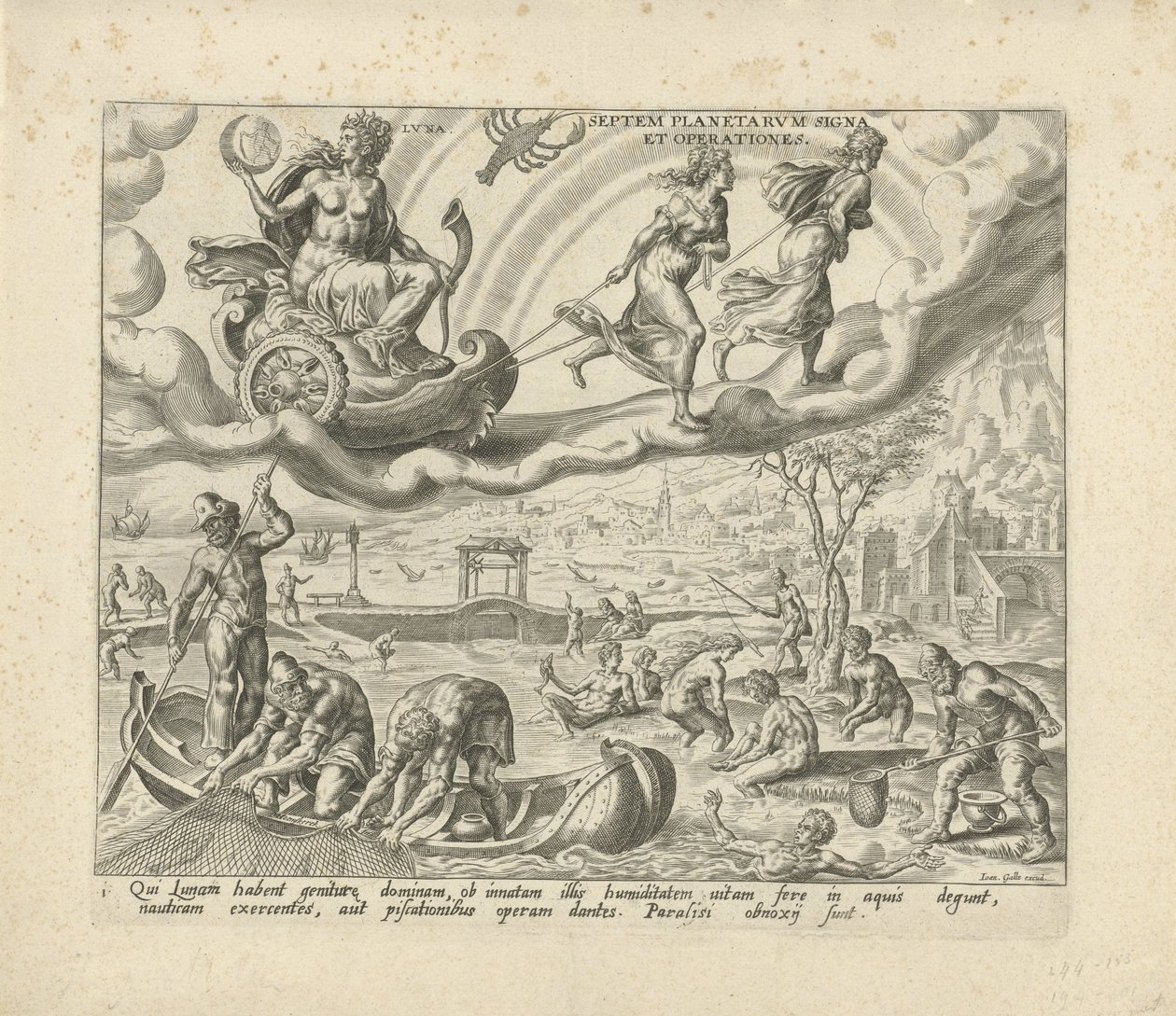 Luna, månen och hennes barn De sju planeterna (serietitel) av Harmen Jansz Muller
