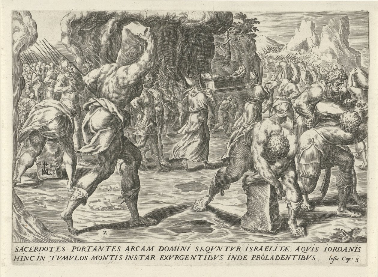 Korsar Jordanfloden The History of Joshua (serietitel) av Harmen Jansz Muller