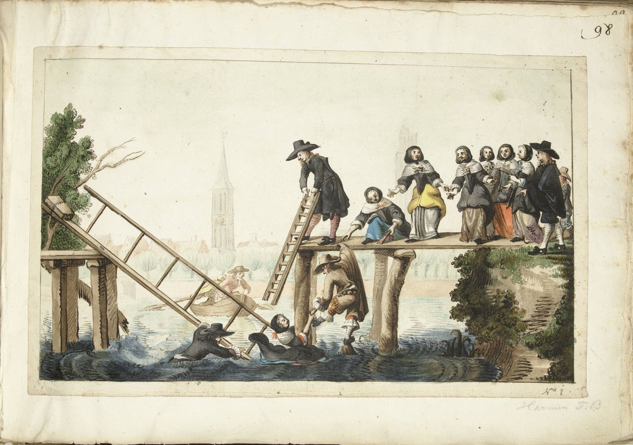 Den brutna bron av Harmen ter Borch