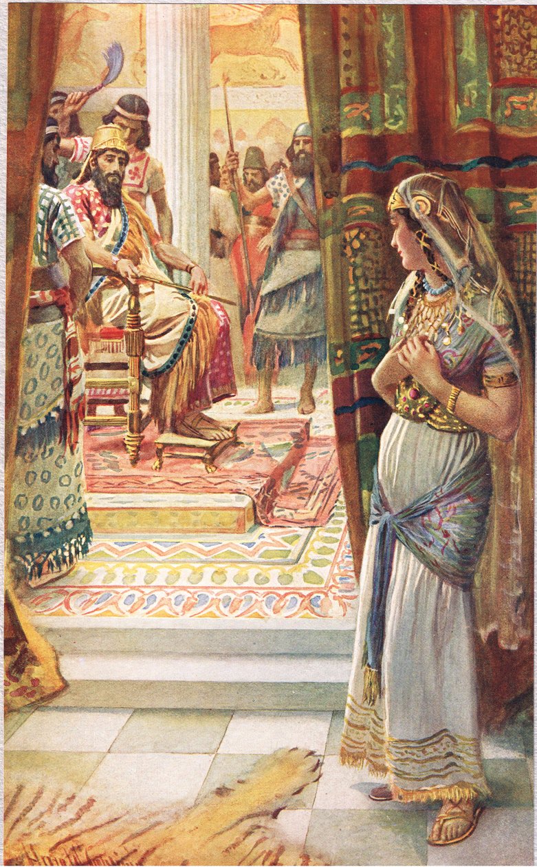 Esther, illustration från 