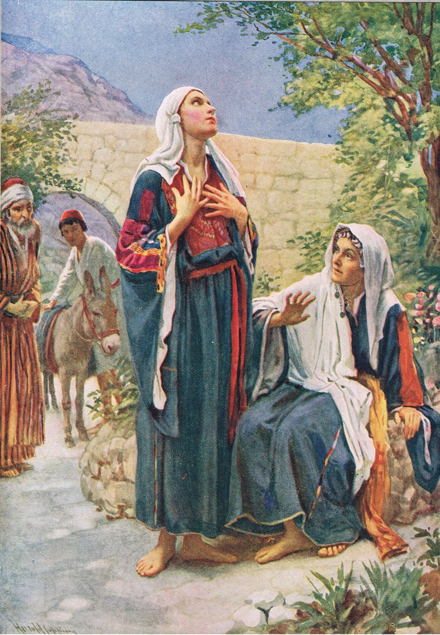 Maria och Elisabeth av Harold Copping