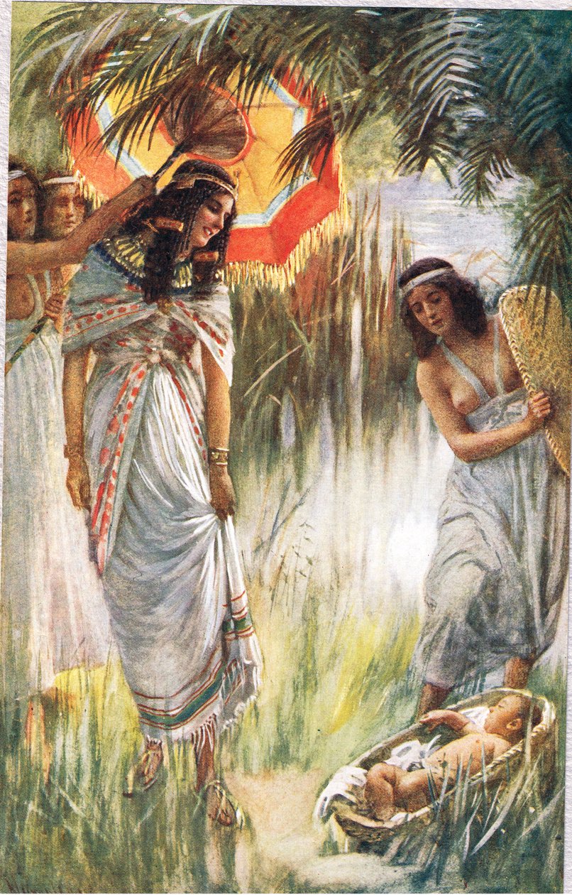 Faraos dotter, illustration från 
