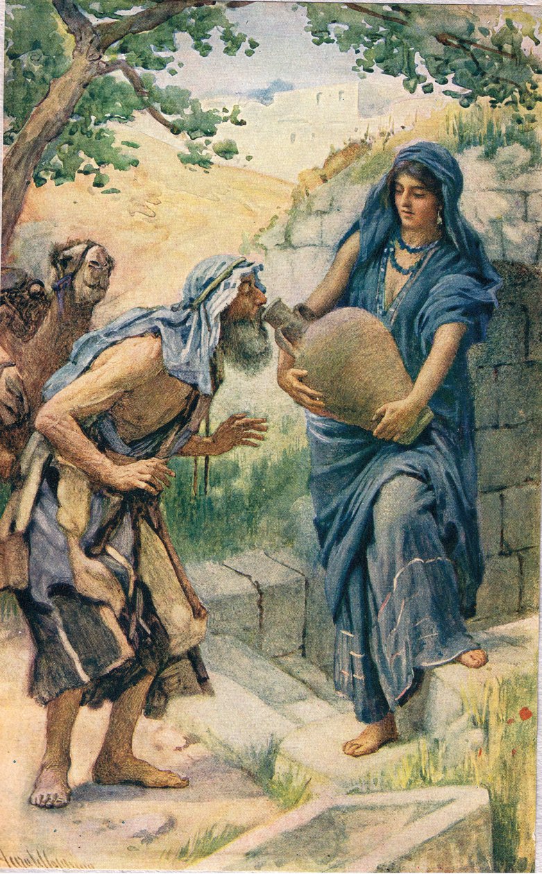 Rebekah, illustration från 