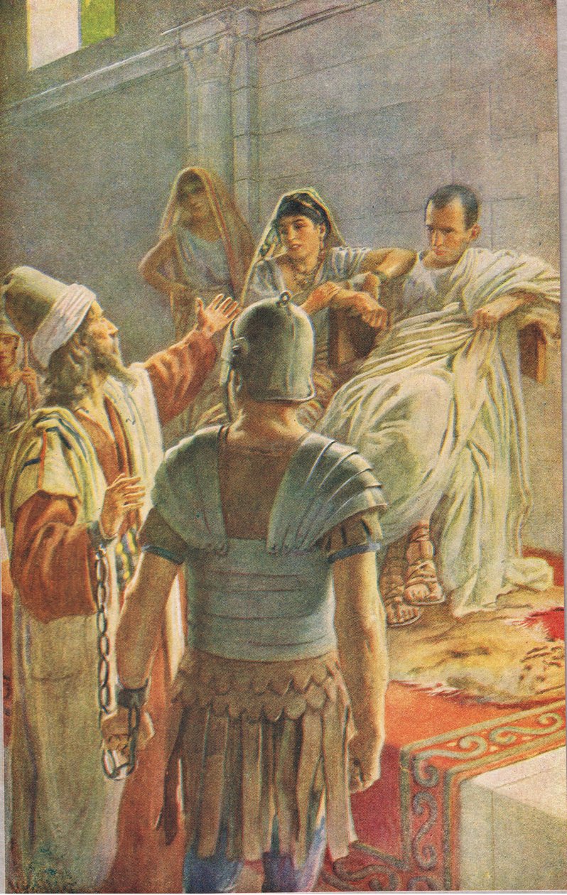 Paulus och Felix av Harold Copping