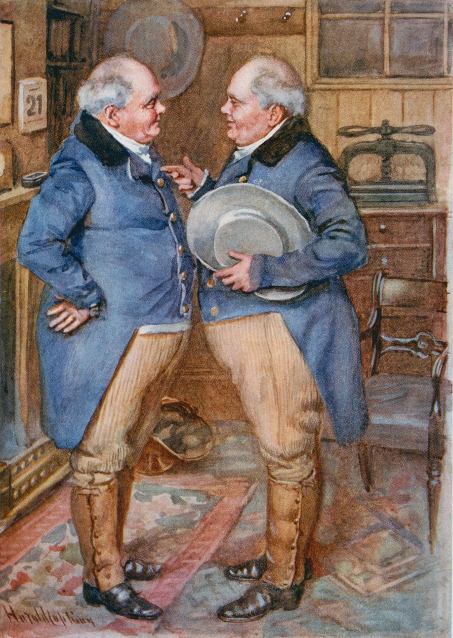 The Brothers Cheeryble, illustration till 