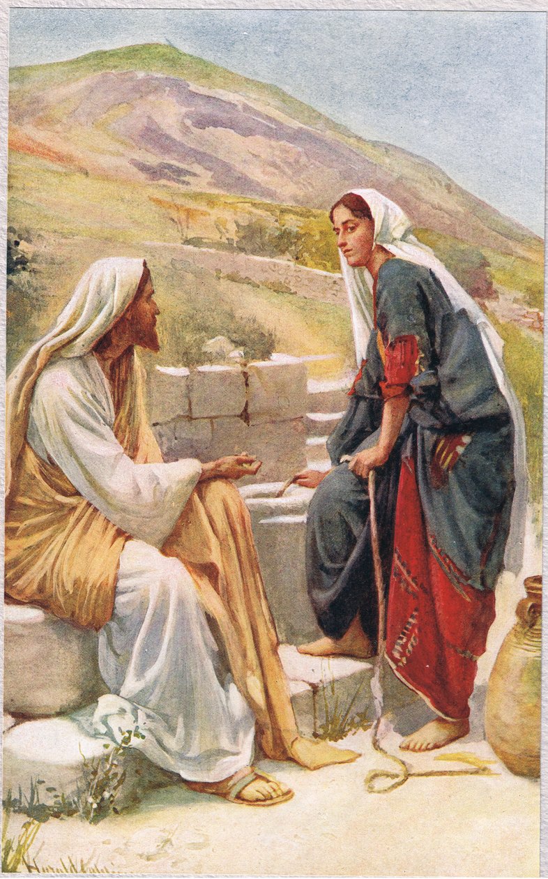 Woman of Samaria, illustration från 