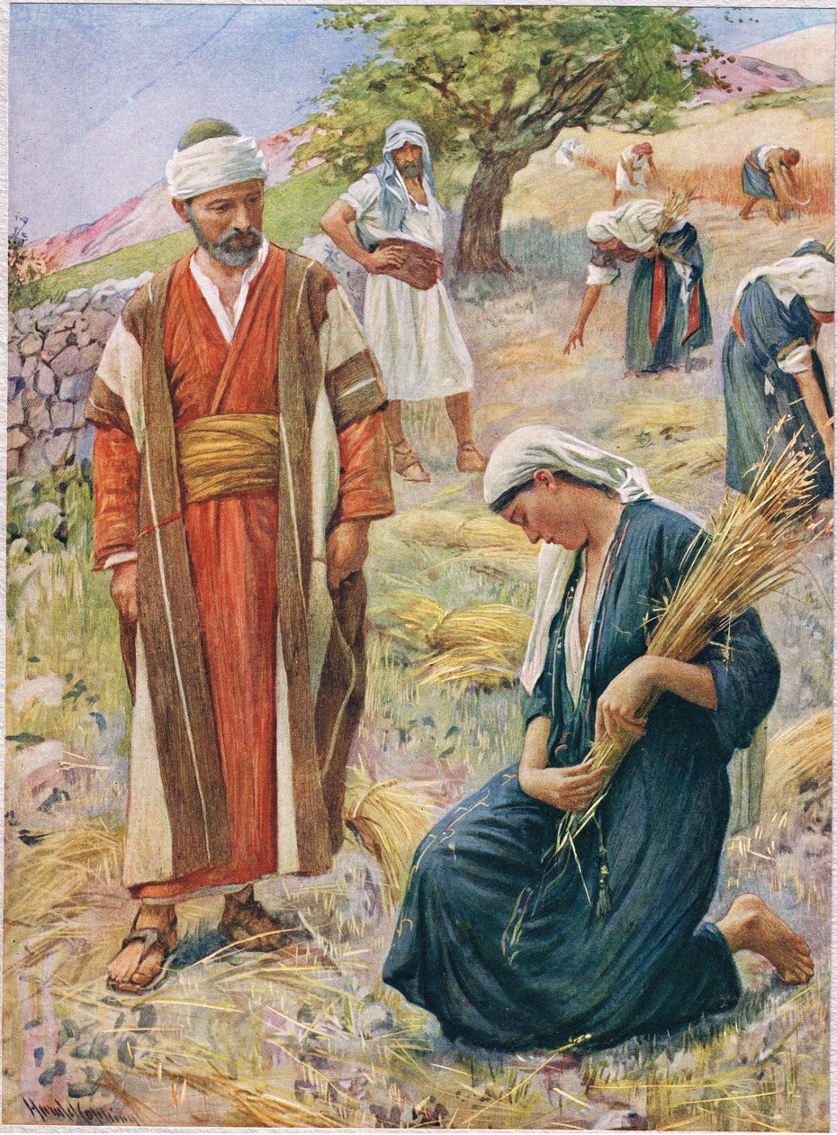 Ruth, illustration från 