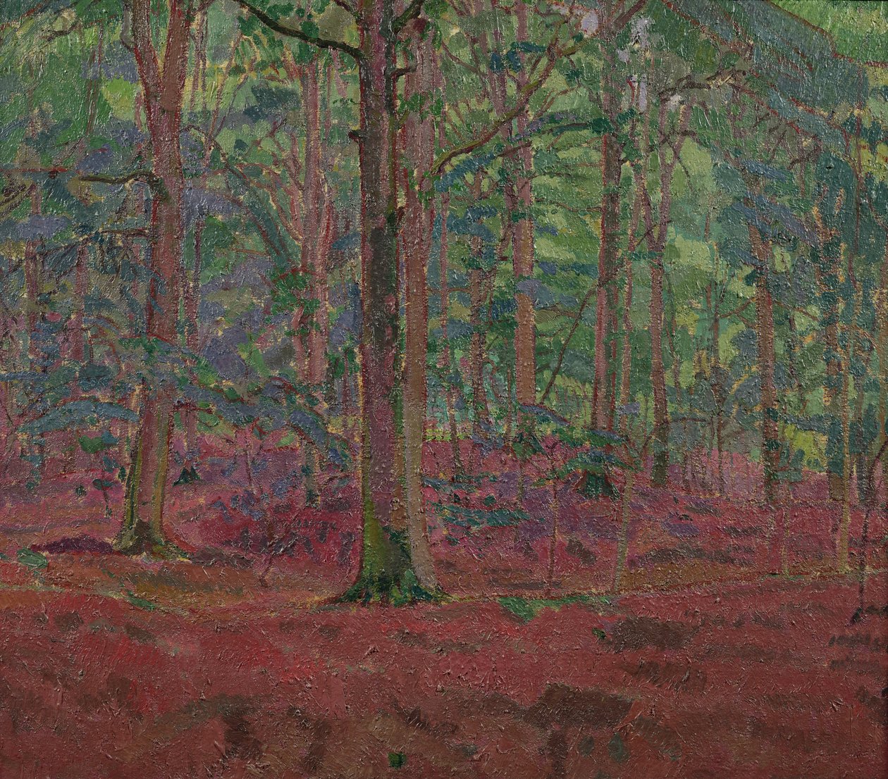 En bokskog av Harold Gilman