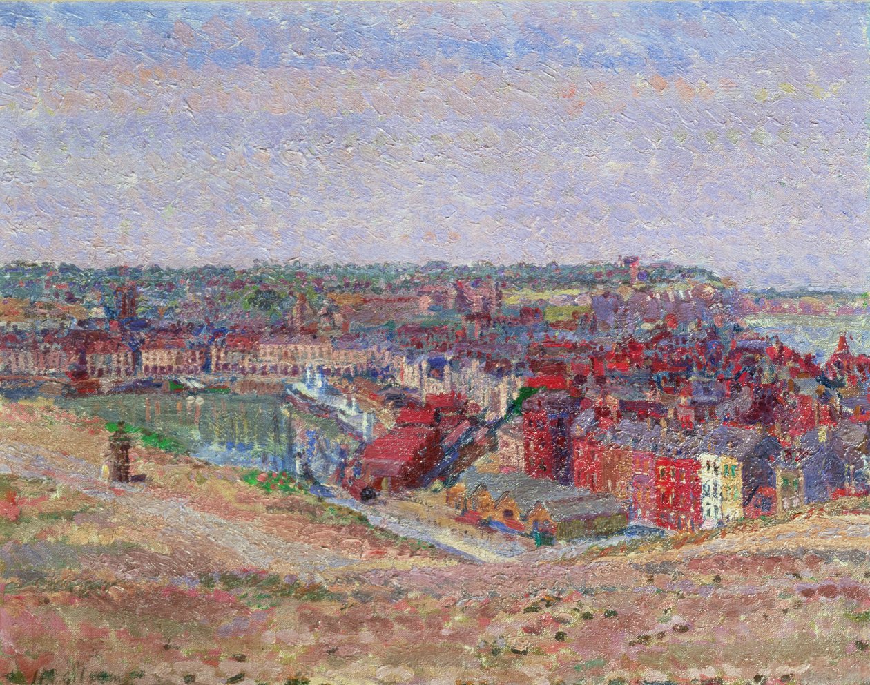 Dieppe, ca 1911 av Harold Gilman