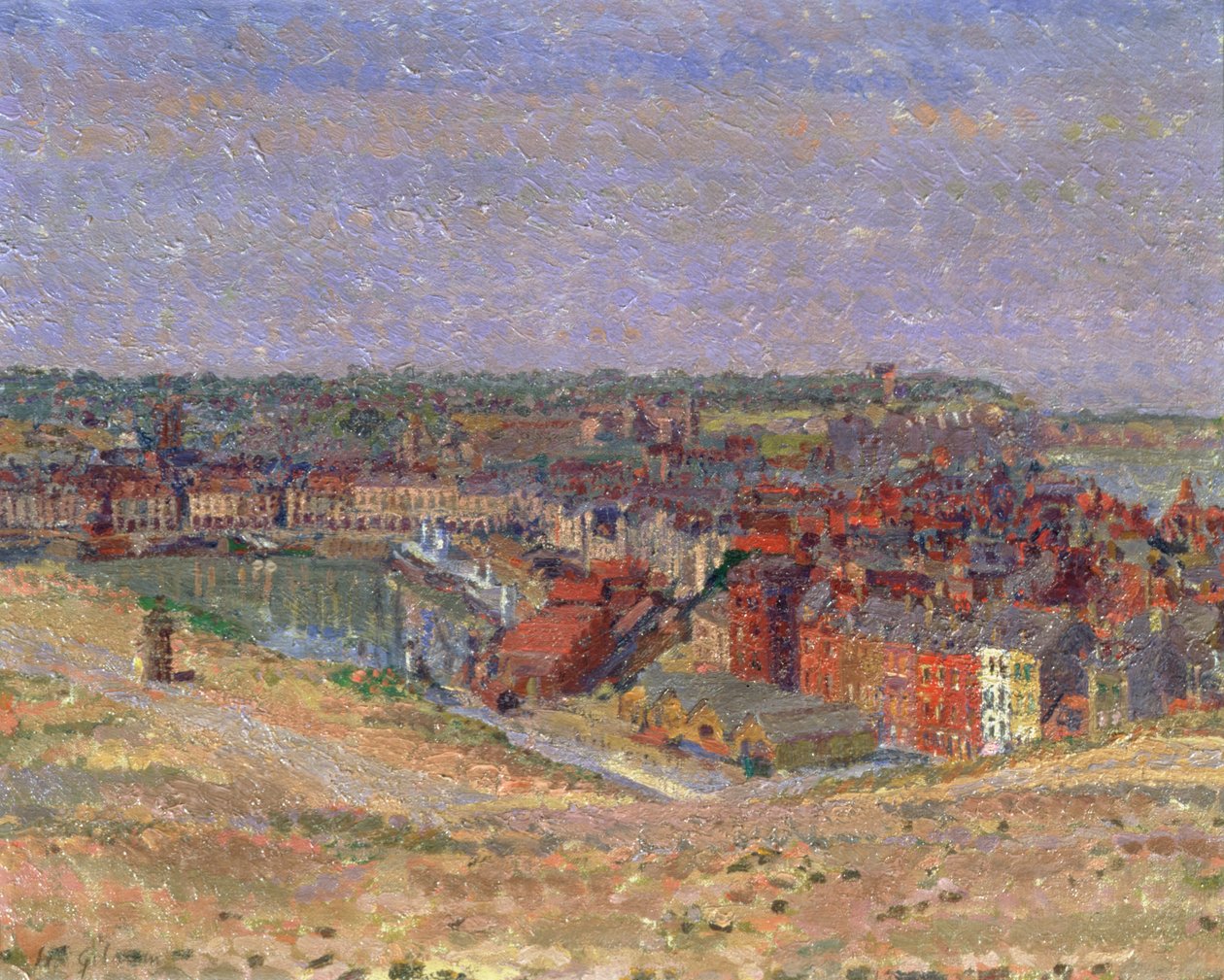 Dieppe, ca 1911 av Harold Gilman
