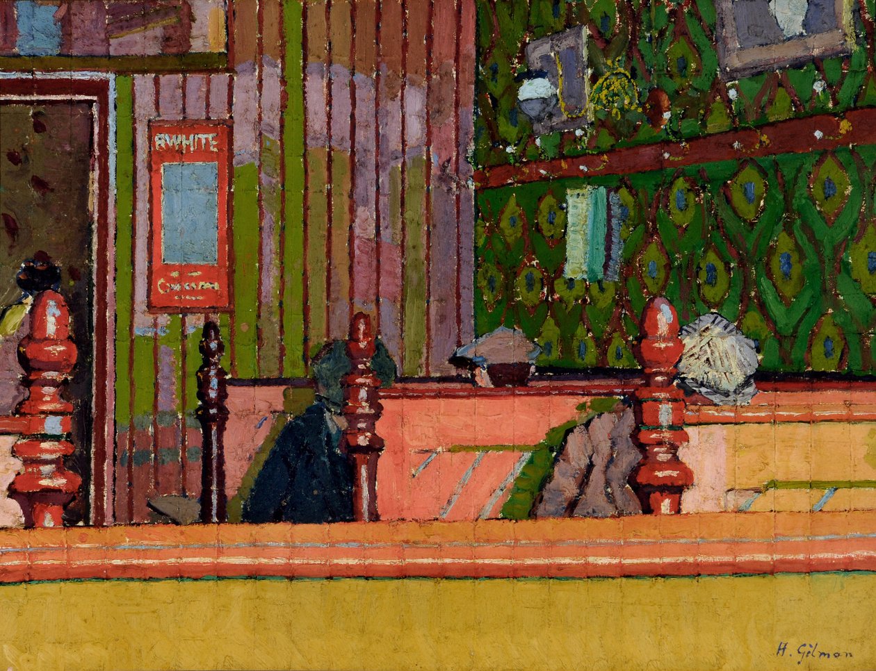 Eating House, ca 1914 av Harold Gilman