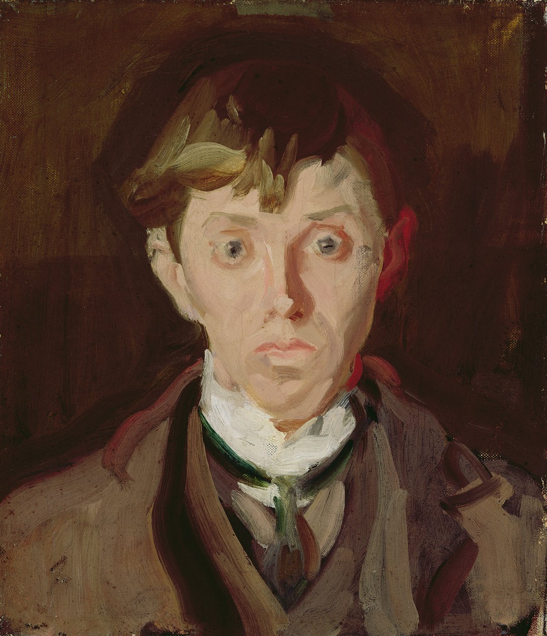 Porträtt av Spencer Frederick Gore (1878-1914) 1906-7 (olja på duk) av Harold Gilman