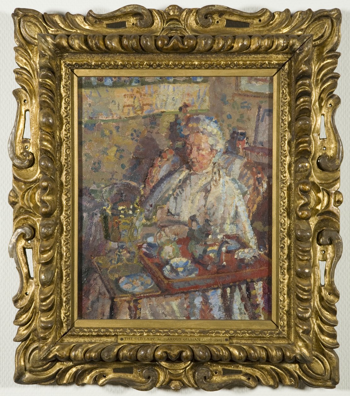 The Old Lady (olja på duk) av Harold Gilman