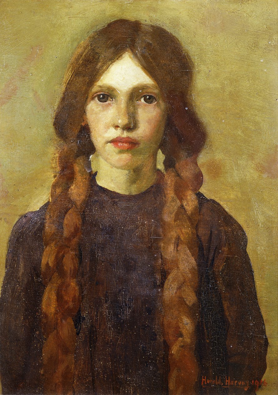 En flicka från Cornwall av Harold Harvey