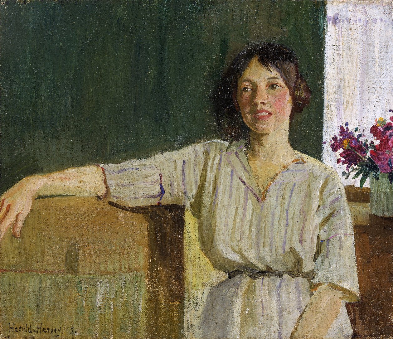 Konstnärens modell, Newlyn av Harold Harvey