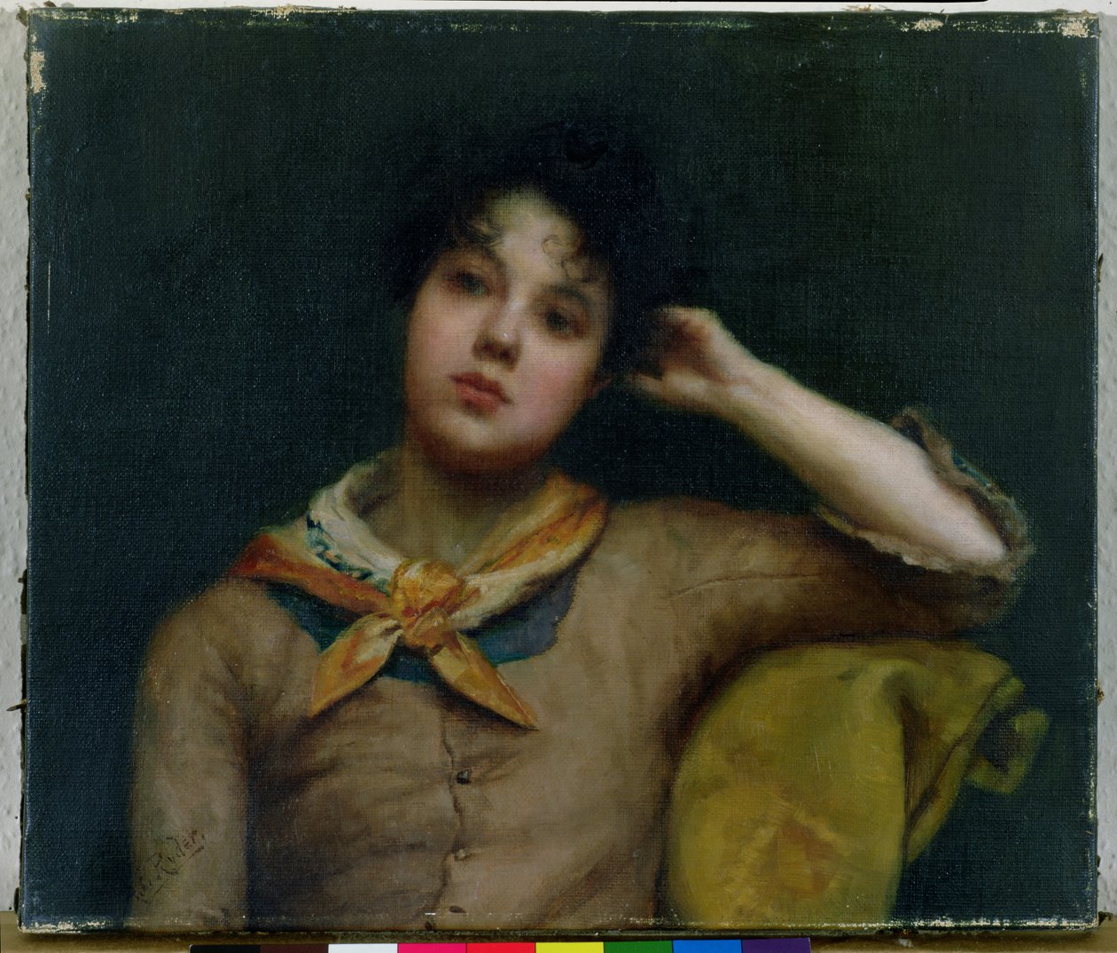 Studie av en ung kvinna av Harriet E. Ryder