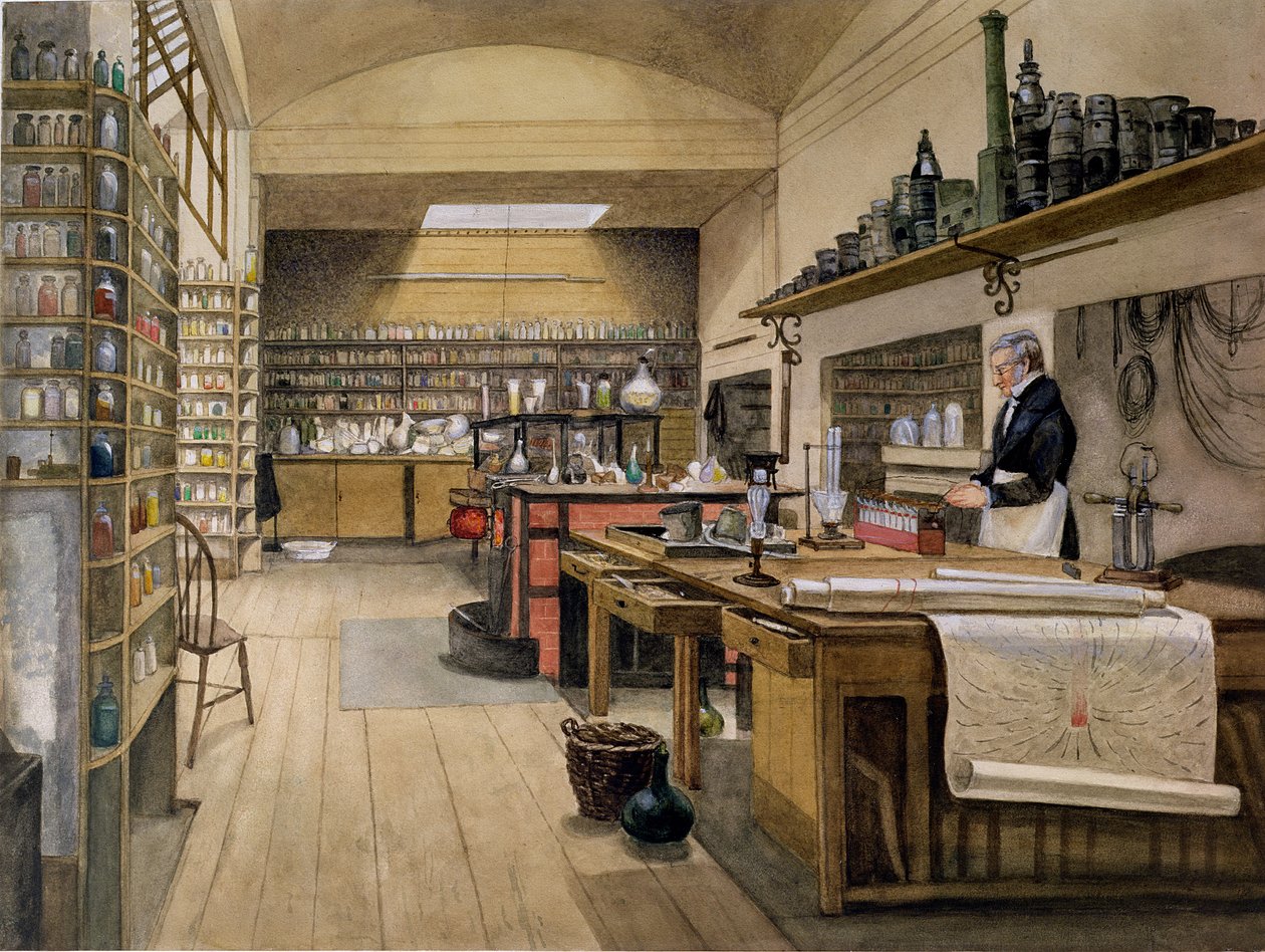 Sergeant Anderson i Basement Laboratory, 1852 av Harriet Jane Moore