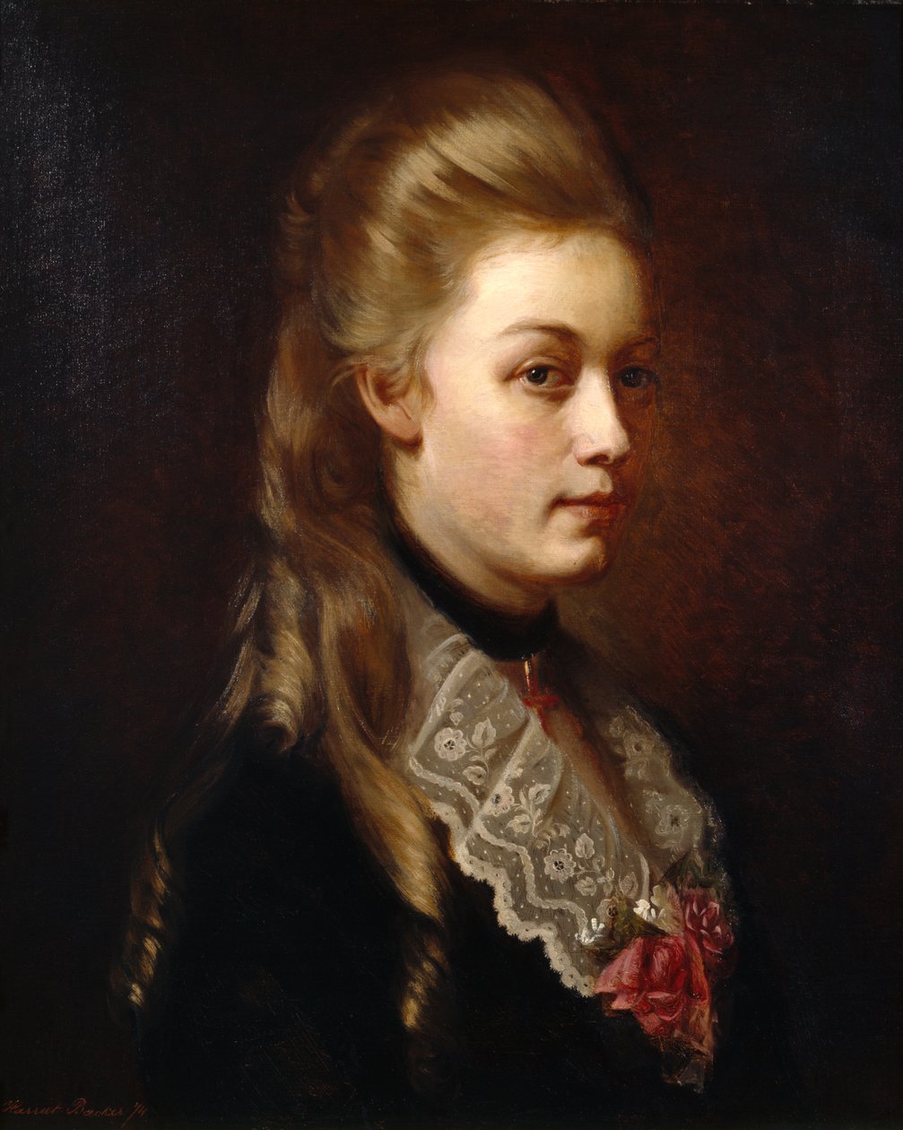 Agathe Backer Groendahl (1847-1907) (målning) av Harriet Backer