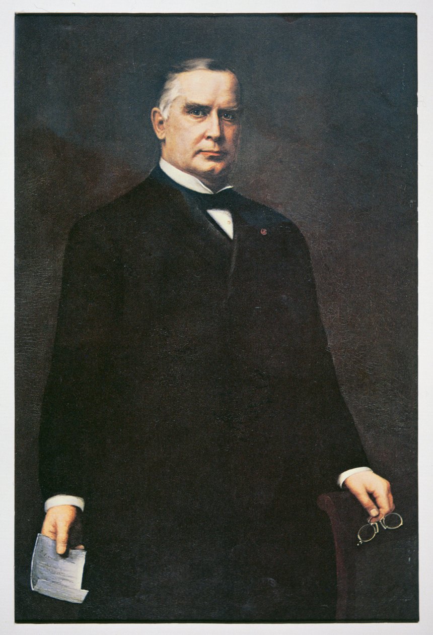 President William Mckinley (olja på duk) av Harriet Murphy