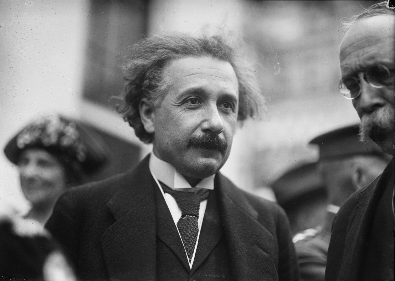 Albert Einstein, Washington, ca 1922 (s/v foto) av Harris & Ewing