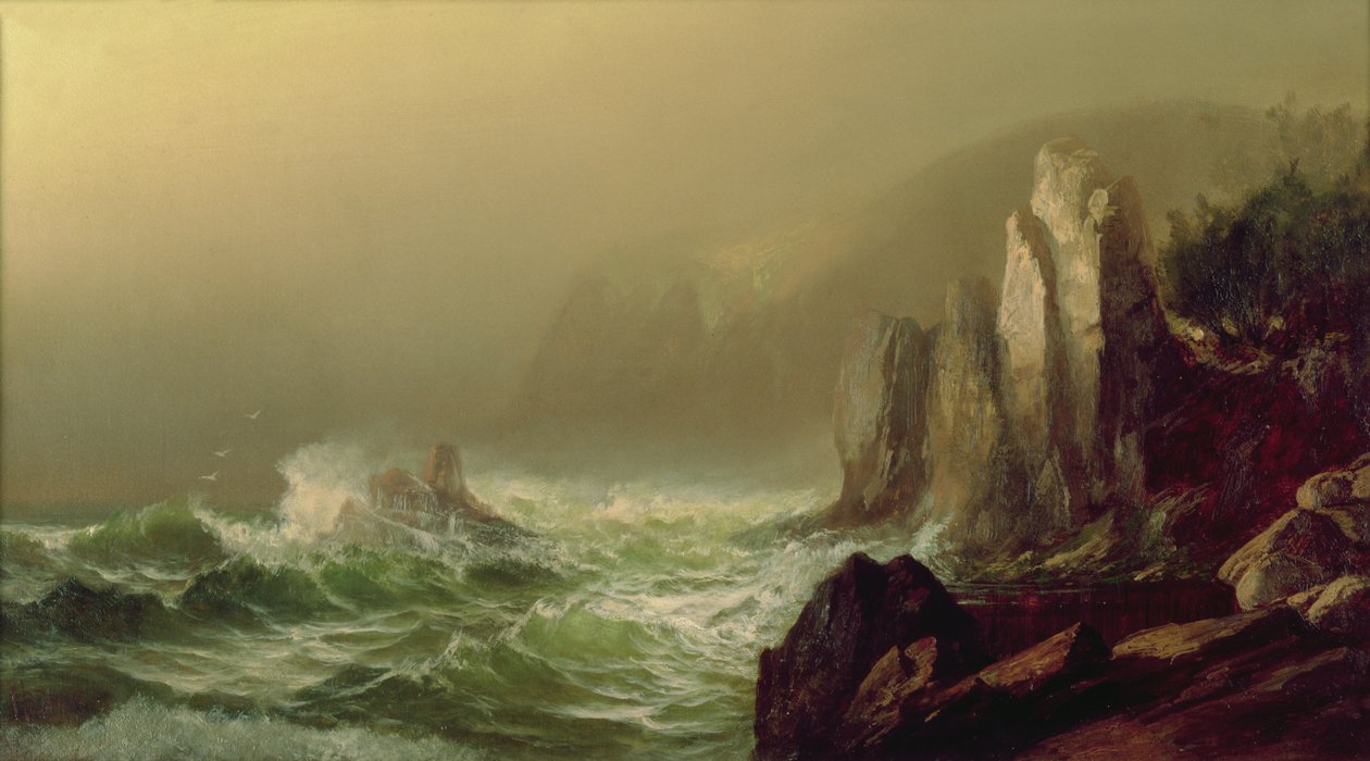 Grand Manan Island (olja på duk) av Harrison Bird Brown