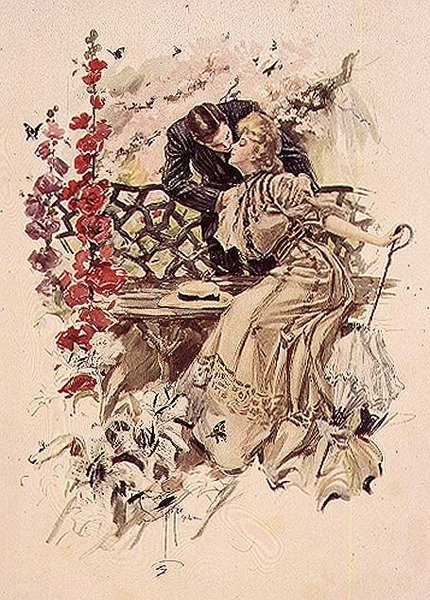 Samla honung av Harrison Fisher