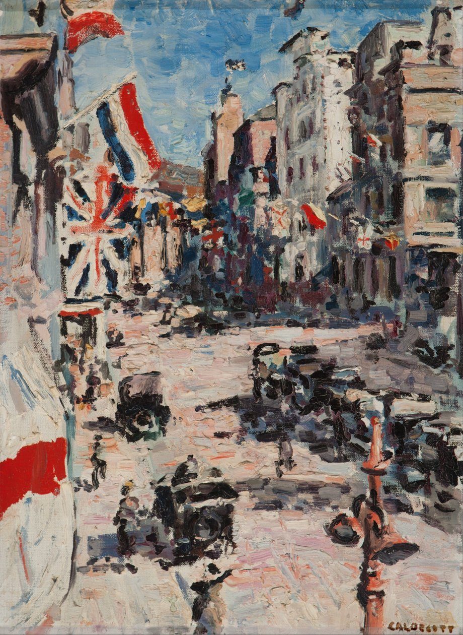 Kungligt besök 1925 av Harry Stratford Caldecott
