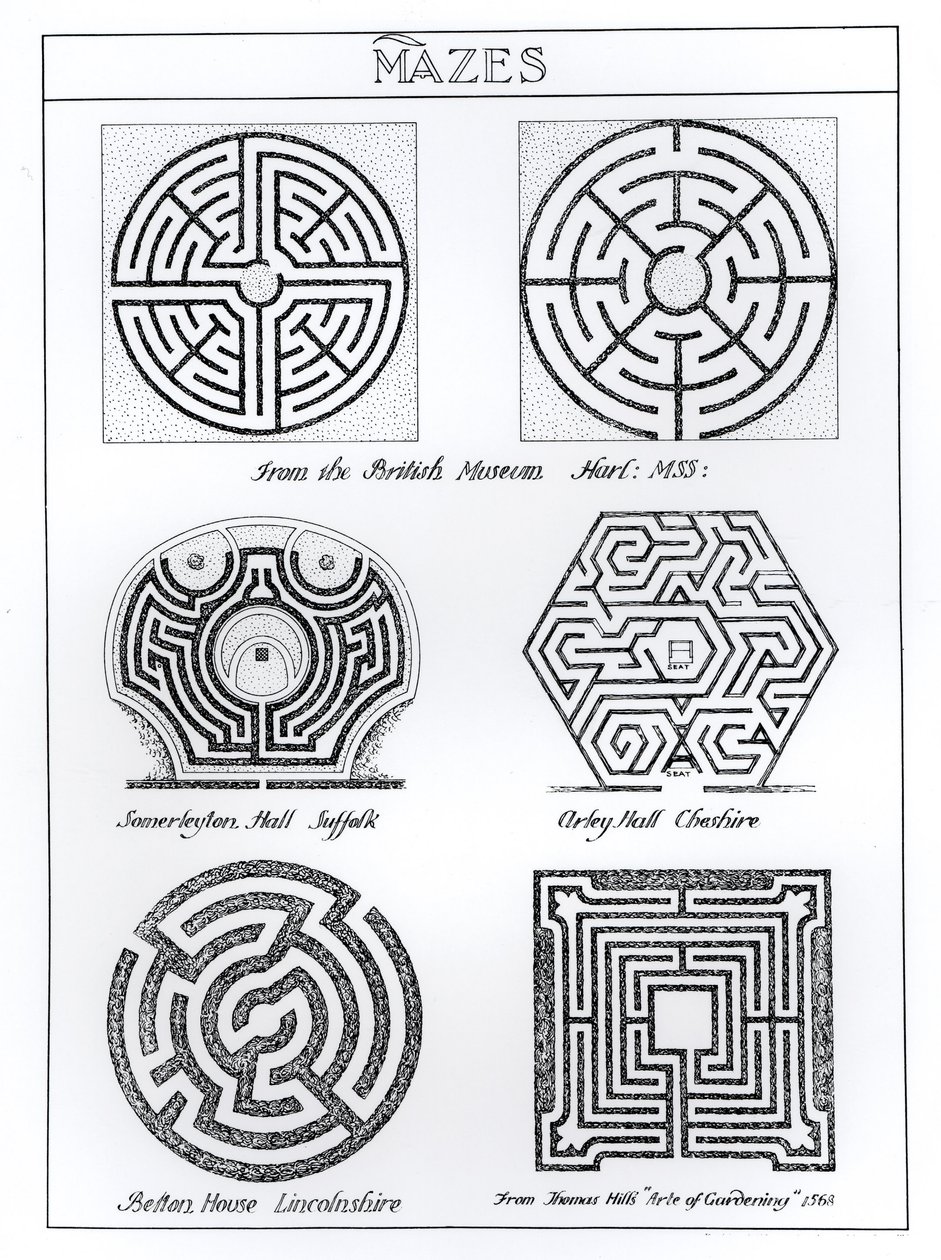Mazes, ca 1900 av Harry Inigo Triggs