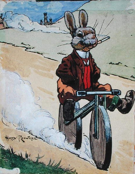 Free Wheeling (kroppsfärg på papper) av Harry Rountree