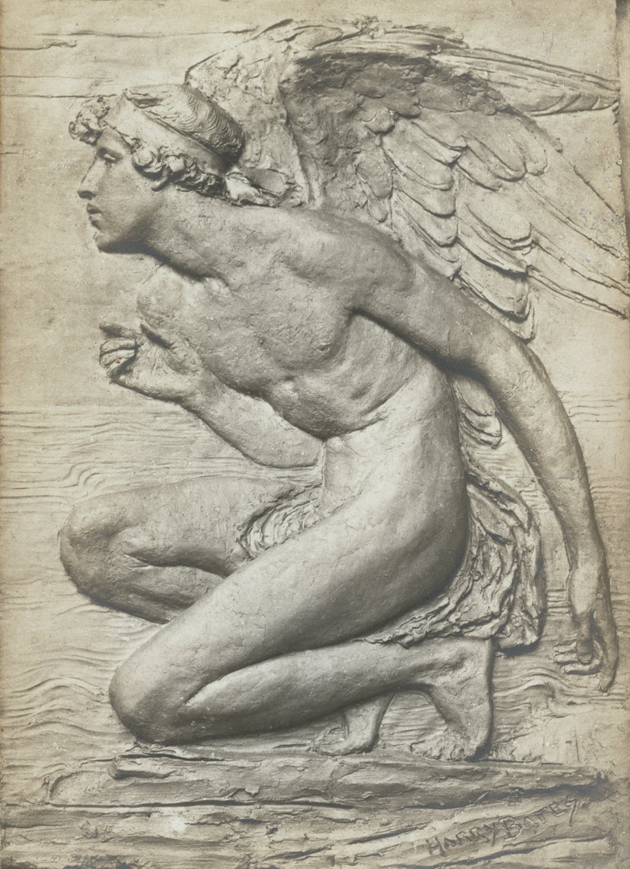 The Story of Psyche: Cupid (försilvrad brons) (se 198359 och 201279) av Harry Bates