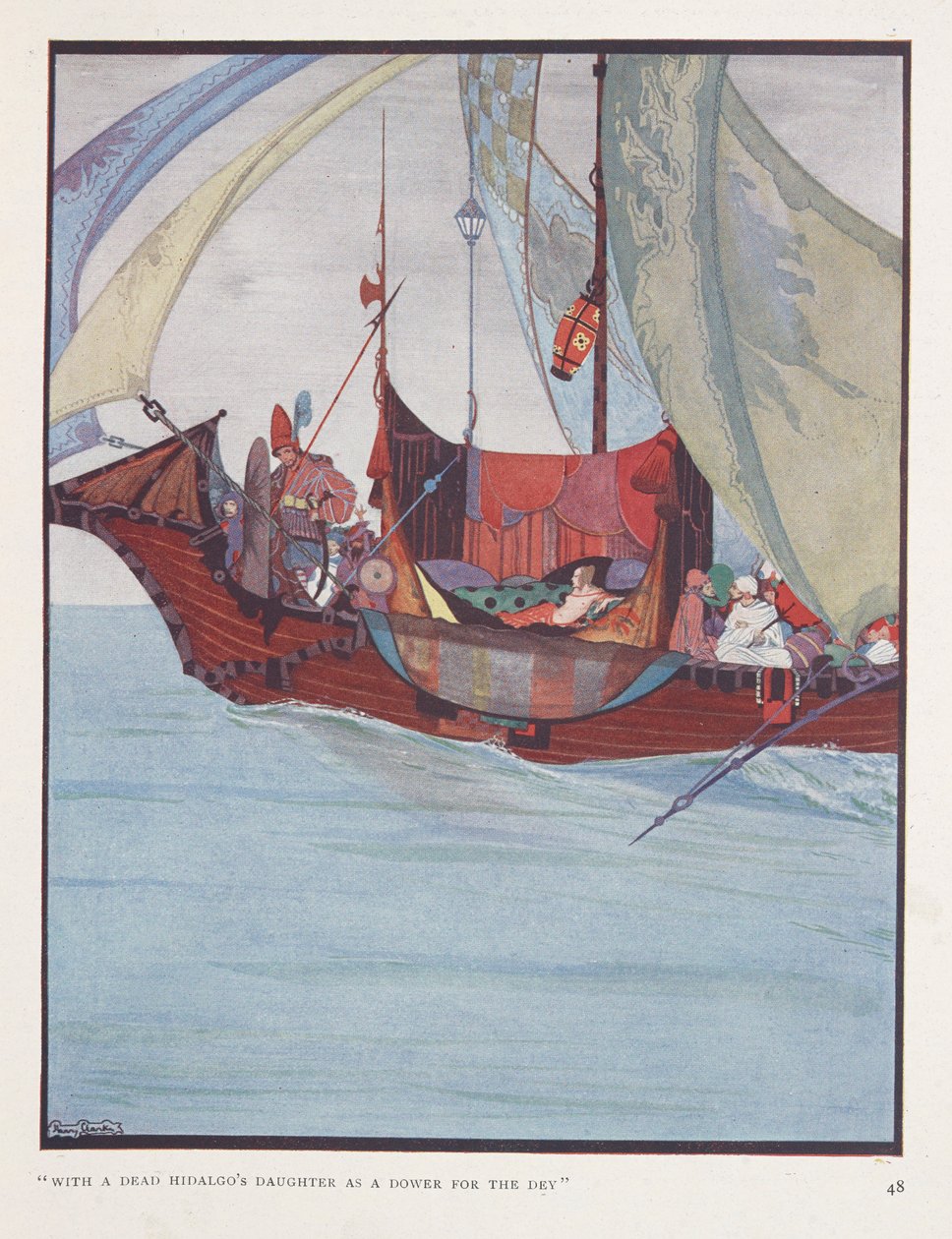 En ballad om kaptenerna. "Med en död Hidalgos dotter   som hemgift för dej" av Harry Clarke