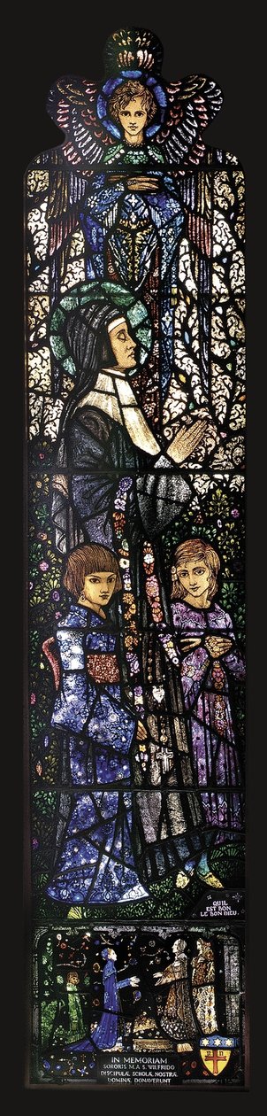 Den välsignade Julie med två barn, 1927 av Harry Clarke