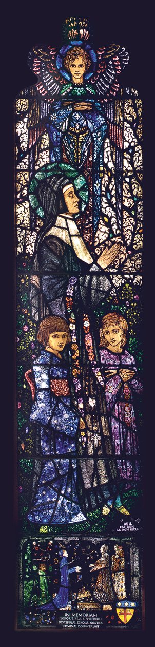 Den välsignade Julie med två barn, 1927 av Harry Clarke
