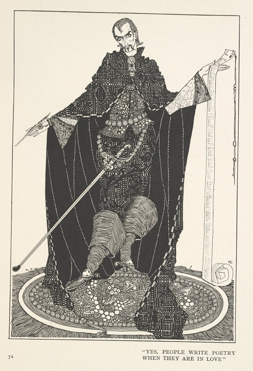 Förmögenhetens galoscher. Ja, folk skriver poesi när de är kära. av Harry Clarke