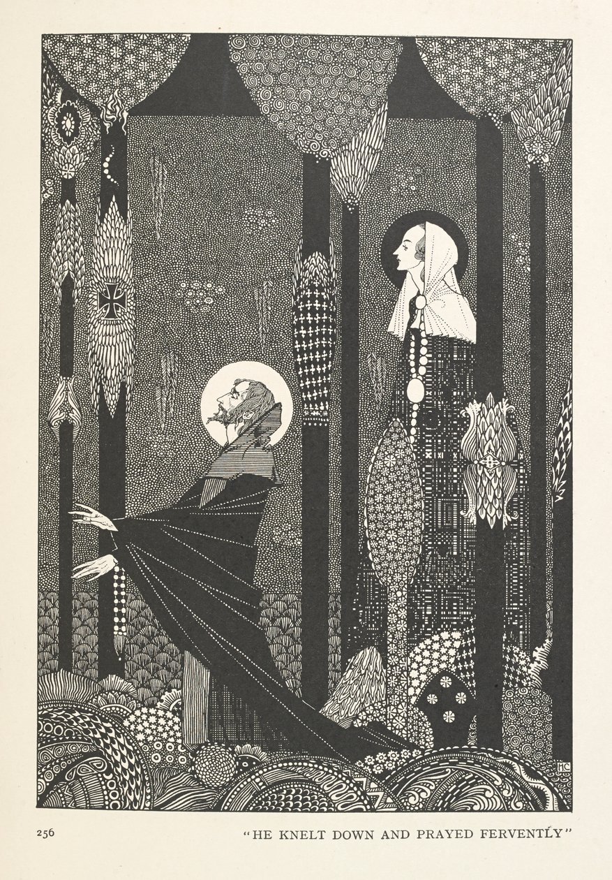 Marskungens dotter. Han knäböjde och bad innerligt. av Harry Clarke