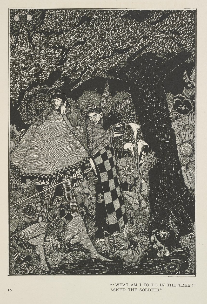 Tinder-lådan "Vad ska jag göra i trädet?" frågade soldaten. av Harry Clarke