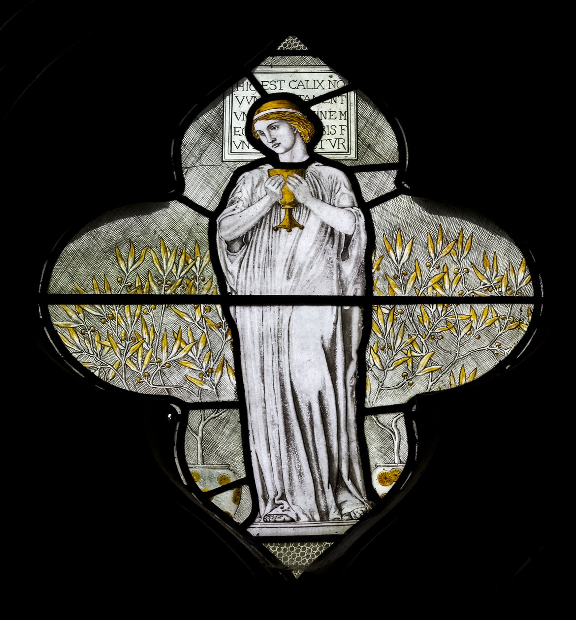 Minley, St Andrew, James Powell & Sons, Harry Ellis Wooldridge, välgörenhet, 1870 av Harry Ellis Wooldridge
