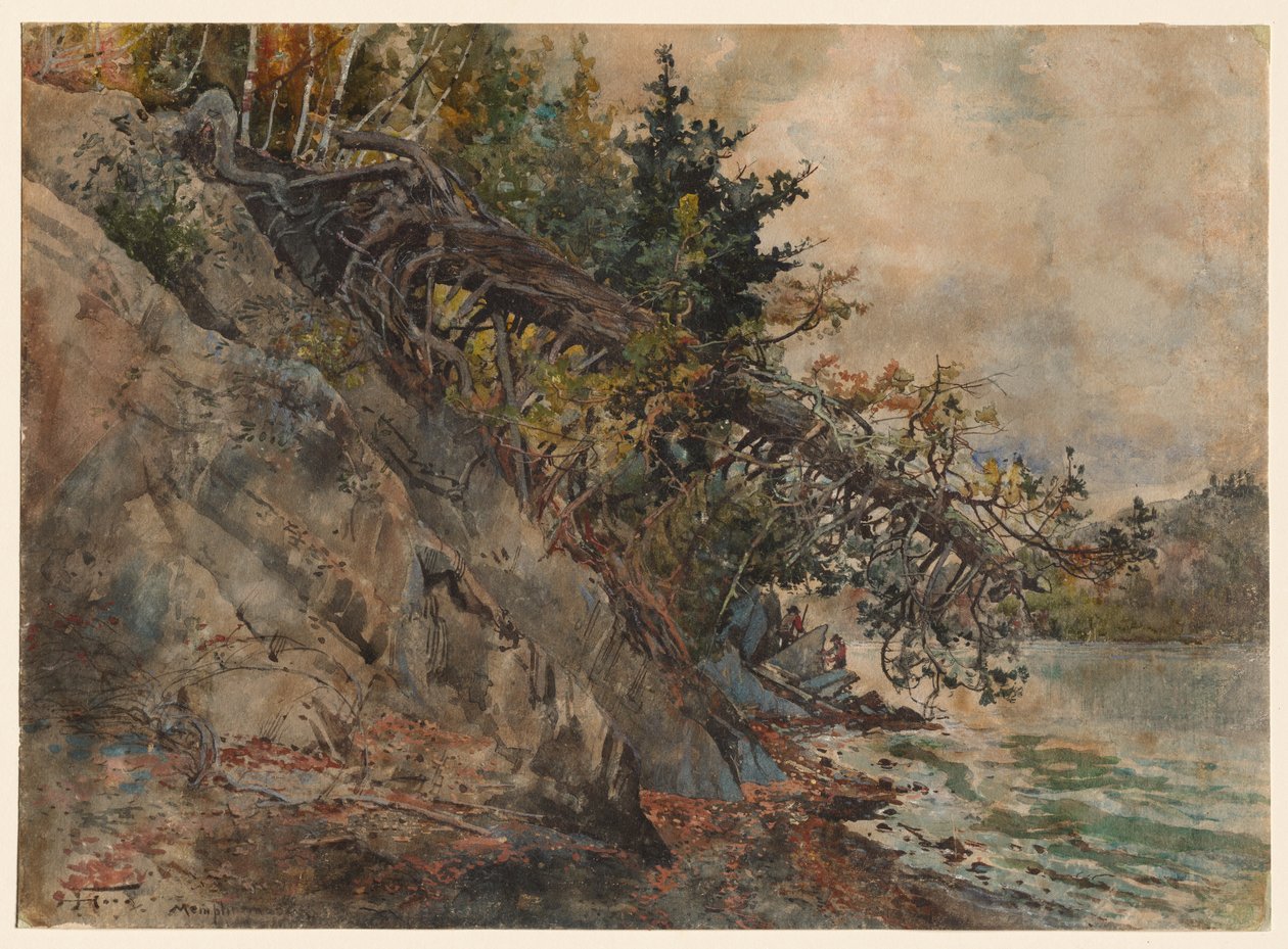 Lake Memphremagog, ca. 1880-talet. av Harry Fenn