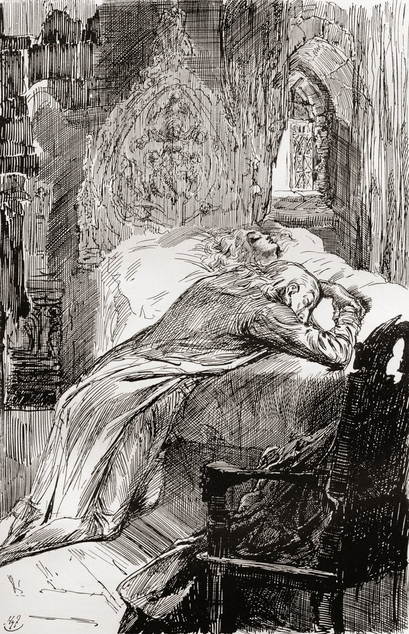 Illustration till Charles Dickens The Old Curiosity Shop av Harry Furniss