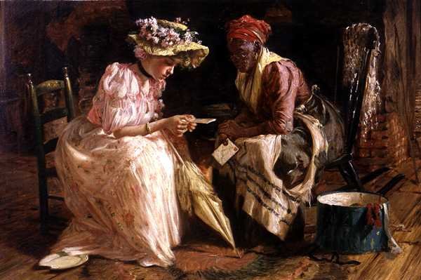 Brevet (olja på duk) av Harry Herman Roseland